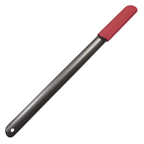 Rehabilitation Advantage Red Grip Handle Powder Coated Steel Shoehorn, 18 Inch