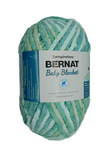 Bernat Baby Blanket Yarn, Baby Blue-Green