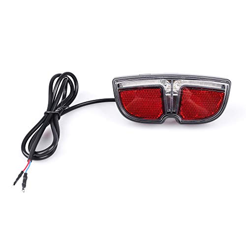 Ebike 6V LED Tail Light for Bafang Mid Drive Crank Motor Kit 250W 350W 500W 1000W Electric Bike Rear Rack Brake Lamp