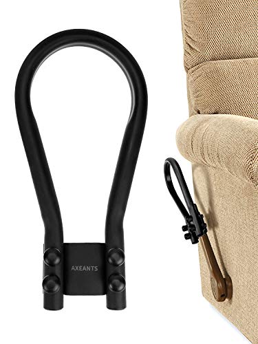 AXEANTS Oversized Recliner Lever Extender Ergonomic Secure Fit for Recliner Handles Easy to Use Suitable for Most Handles (Black)