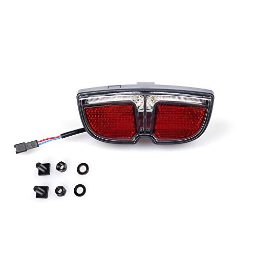 JUNSTAR eBike 6V LED Tail Light for Tongsheng Mid Drive Crank Motor Kit 250W 350W 500W Electric Bike Rear Rack Brake Lamp