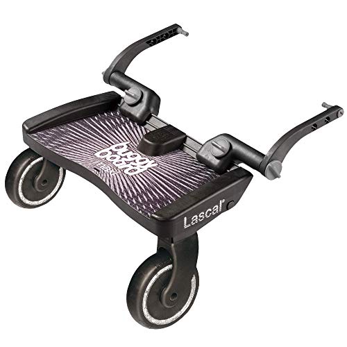 Lascal BuggyBoard Maxi Universal Stroller Board, Fits 95% of Strollers Including UPPAbaby, Baby Jogger, Bugaboo, No Need for a Double Stroller for Infant and Toddler, Max Weight 66 lbs.