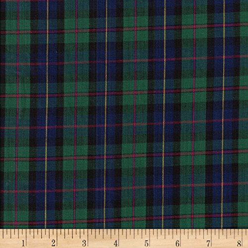 Classic Yarn-dyed Tartan Plaid Blue/Green, Fabric by the Yard