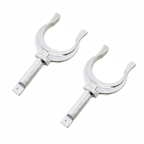 Surmeny Marine 2 Pieces Aluminum Oar Lock Oarlock Rowlock Premium Marine Row Boat Dinghy Water Raft Boat Kayak Canoe Oar Lock Rowlock Side Mount