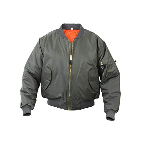 Rothco MA-1 Flight Jacket, XS, Sage Green