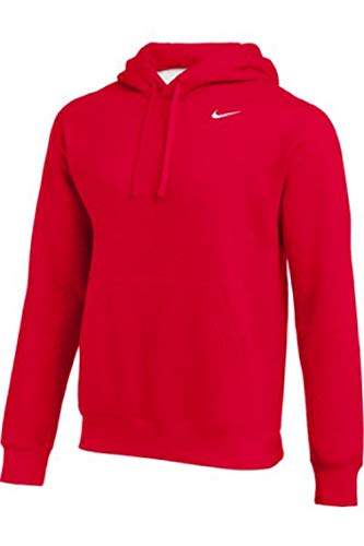 Nike Men's Hoodie Black/White nkCJ1611 010 (Red, X-Large)