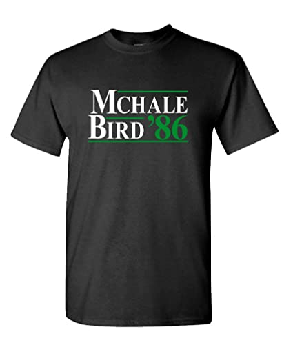 The Goozler McHale Bird 86 - Basketball Larry Kevin 1986 - Mens Cotton T-Shirt, XL, Black