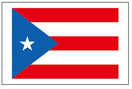 8 Large Puerto Rico Flag Tattoos, Party Favors