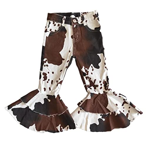 Best Cow Print Bell Bottoms