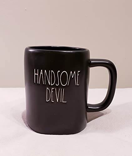 Rae Dunn Halloween Black Handsome Devil Mug by Magenta