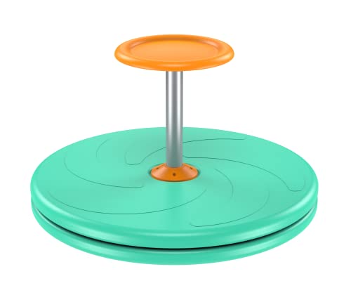 SPINNER-X Seated Spinner Sensory Toy, Sit and Spin Toy Bigger Size and Durable Material for Kids- Ages 3 and up (Green)