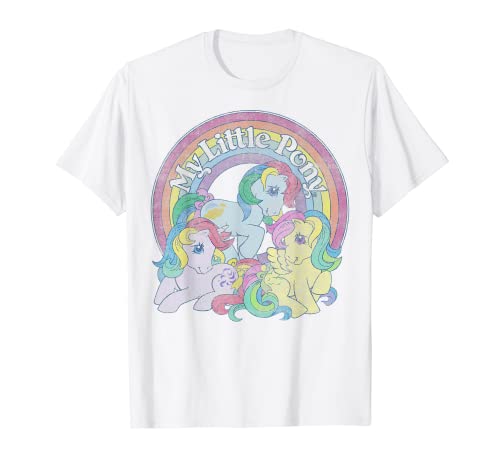 My Little Pony Group Shot Rainbow Vintage Ponies T-Shirt