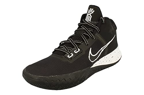 Nike Men's Kyrie Flytrap IV Basketball Shoe, Black/White-metallic Silver, 10