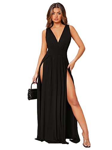 Best Double Thigh Split Dress