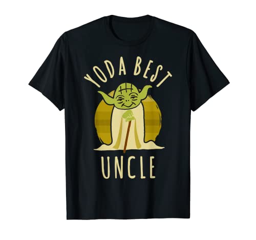 Star Wars Yoda Best Uncle Cartoon Yoda T-Shirt