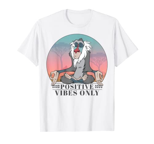 Disney Lion King Rafiki Positive Vibes Only T-Shirt