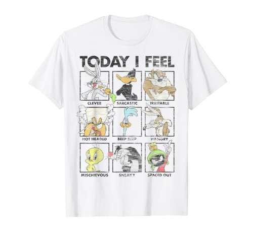 Looney Tunes Group Shot Today I Feel Panels T-Shirt