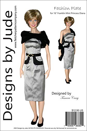 Fashion Plate Doll Clothes Sewing Pattern for 16