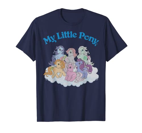 My Little Pony Vintage Rainbow Cloud Pony Group T-Shirt