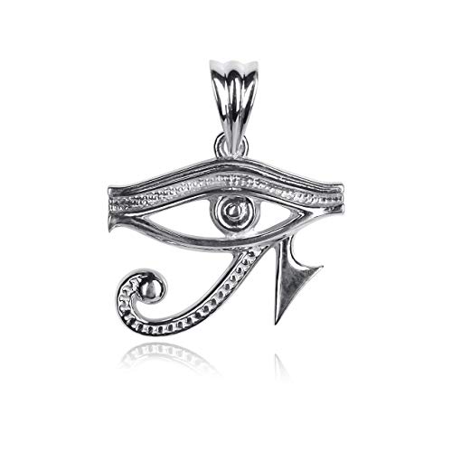 Egyptian Eye of Horus Sterling Silver Pendant Jewelry - High Quality 925 Sterling Silver