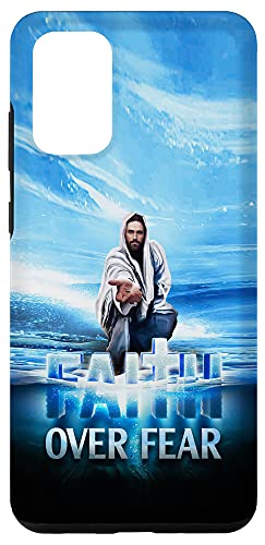 Galaxy S20+ Faith Over Fear Jesus Hand Reaching Out Christian Faith Case