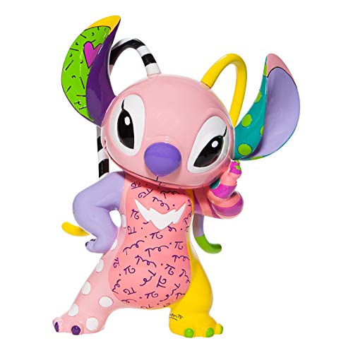 Enesco Disney by Romero Britto Lilo and Stitch The Series Angel Figurine, 7.7 Inch, Multicolor