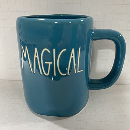 Rae Dunn MAGICAL Coffee Mug BLUE - Halloween - Ceramic