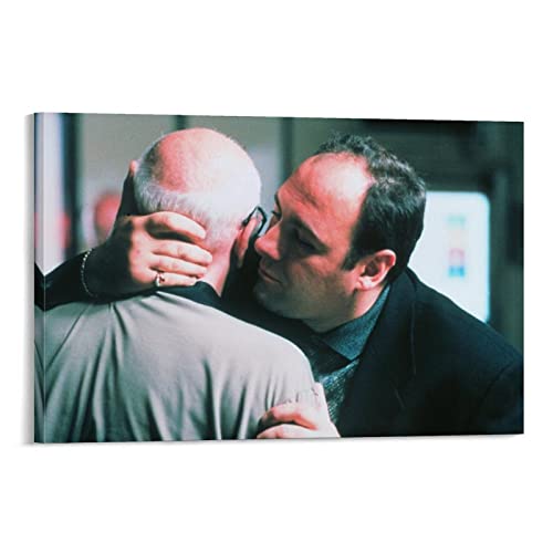 Decoration Living Room Tony Sopranos Pinky Ring Movie Posters 24x36 Canvas Painting Posters and Prints Wall Art Pictures for Living Room Bedroom Decor 08x12inch(20x30cm) Frame-Style