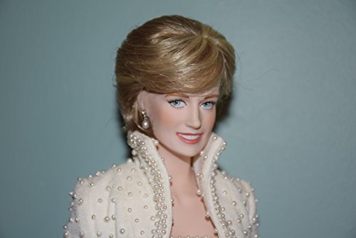 Diana Princess of Wales Porcelain Portrait Doll