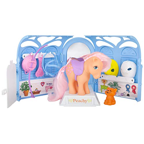 Basic Fun My Little Pony Retro Pretty Parlor Playset with Peachy