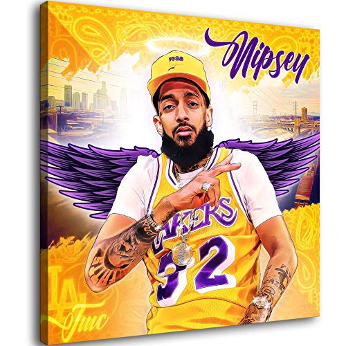 and nipsey hussle Tshirts Canvas Art Poster and Wall Art Picture Print Modern Family Bedroom Decor Posters