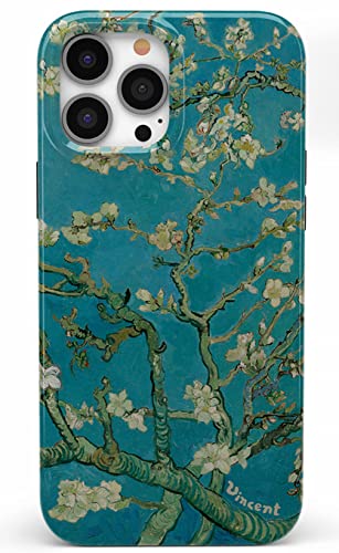 Casely iPhone 13 Pro Max Floral Case | Compatible with MagSafe | Van Gogh Almond Blossom Phone Case