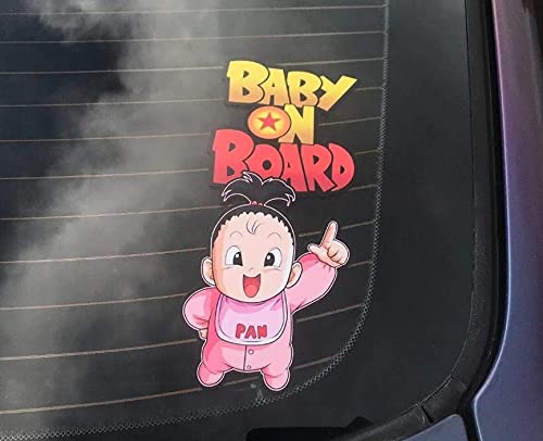 Buy 2 GET 2 Free. New Dragonball PAN Z Baby on Board Bumper Sticker, Dragonball Bumper Sticker Decal-by NANSY