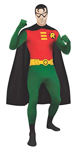 Rubie's Men's DC Comics 2nd Skin, Robin, Medium