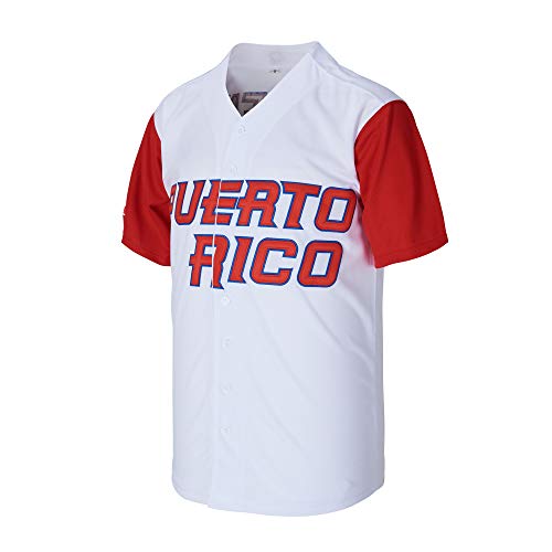 Men's #21 Puerto Rico World Game Classic Baseball Jersey Stitched Size XL