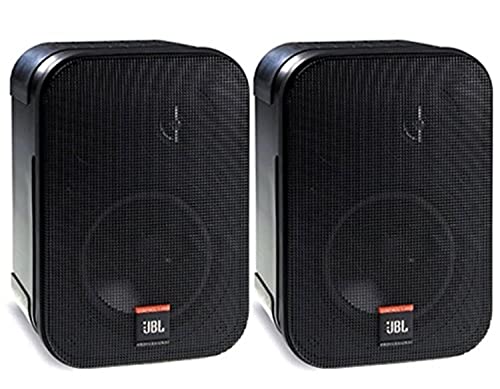 JBL Professional C1PRO High Performance 2-Way Professional Compact Loudspeaker System, Black , Sold as Pair, 9.30 x 6.30 x 5.60 inches