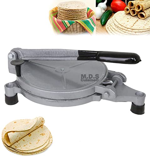 EMATIK Tortilla Press 8 inch Electric Maker Prensa Heater Harina Trigo Tortilladora Electrica Flour Empanadas Tacos Quesadillas Burritos