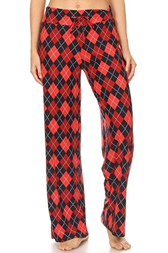 Leggings Depot PJ10-R514-L Harley Quinn Print Pajama Pants, Large