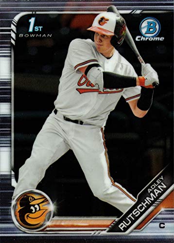 2019 Bowman Chrome Draft Picks Baseball #BDC-1 Adley Rutschman Pre-Rookie Card - 1st Bowman Chrome Card