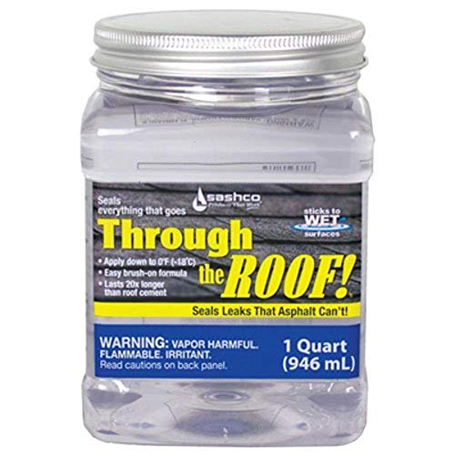 Sashco Quart Clear Roof Sealant,14003